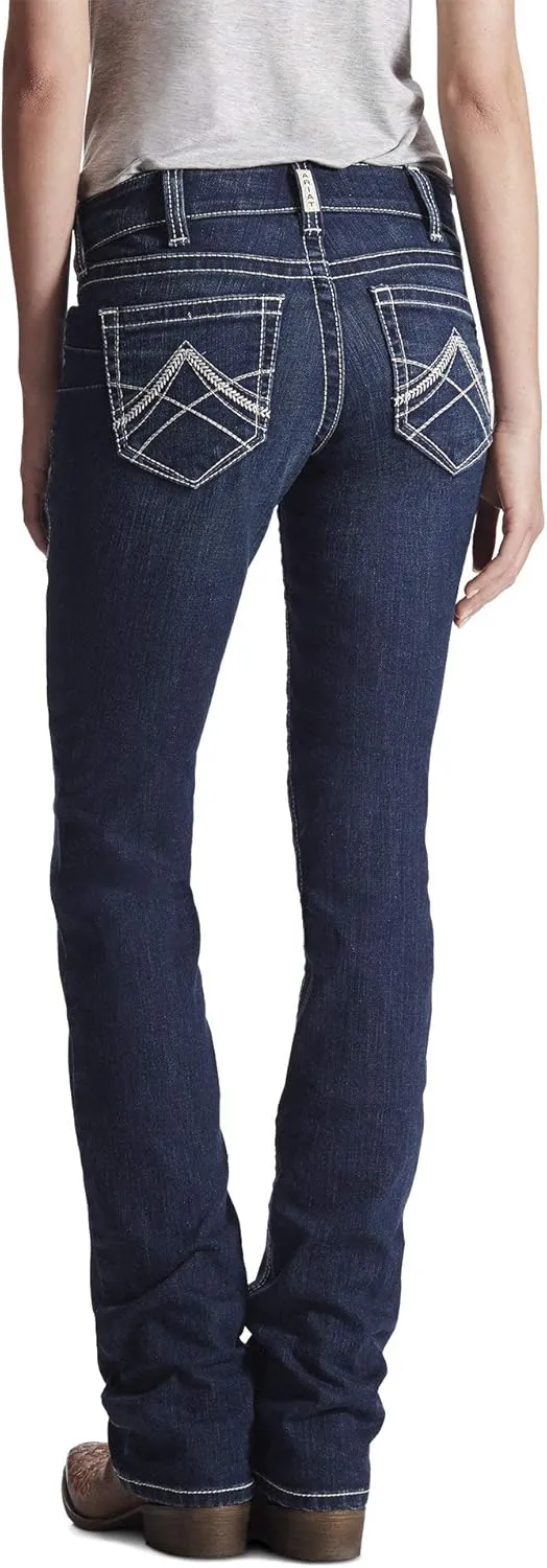 ARIAT R.E.A.L. Mid Rise Stretch Icon Stackable Straight Leg Jean