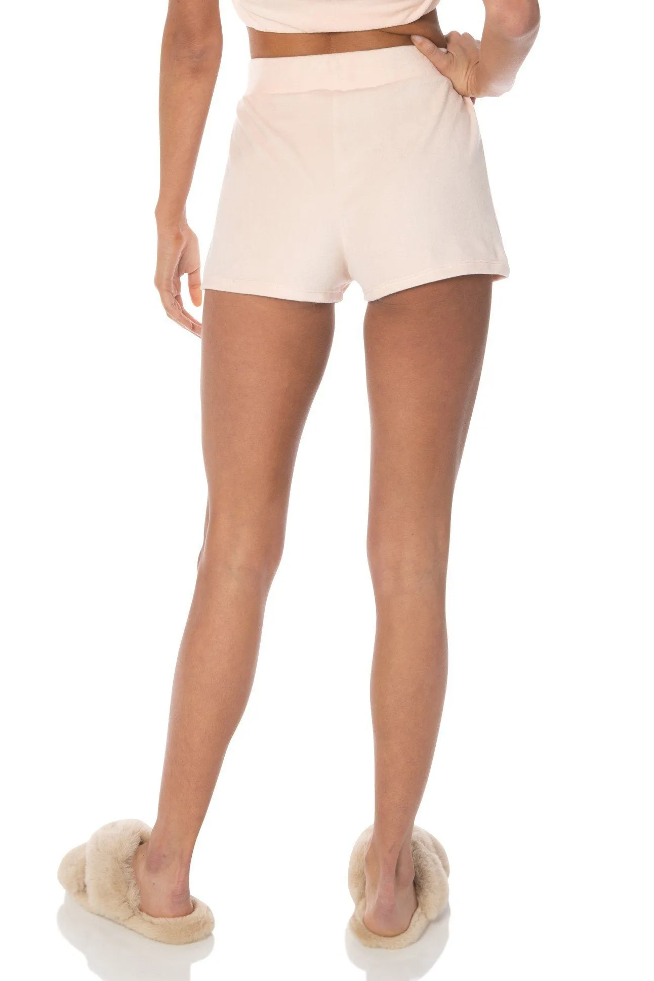 Cozy Terry Shorts Pink
