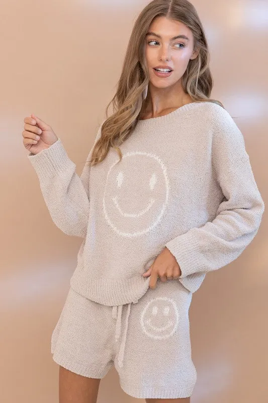 Cozy Top with Shorts Set