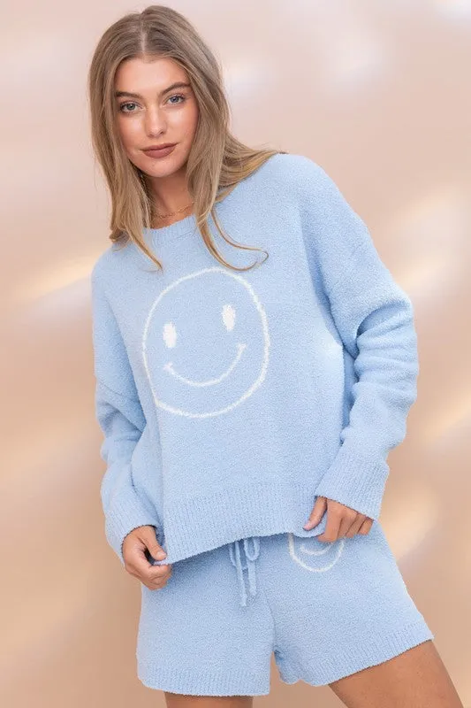 Cozy Top with Shorts Set