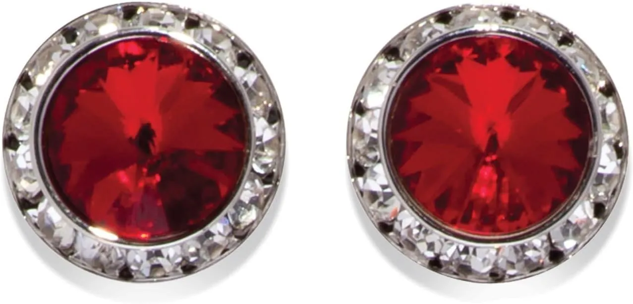 Dasha 17mm Pierced Crystal Performance Earrings