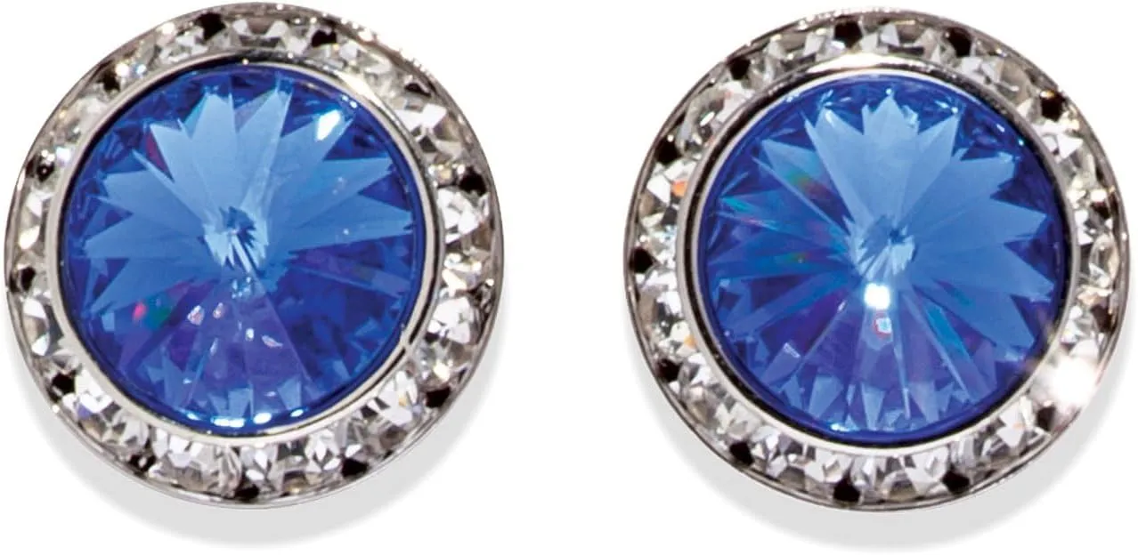 Dasha 17mm Pierced Crystal Performance Earrings