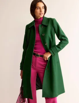 Durham Wool Blend Coat-Chatsworth Green