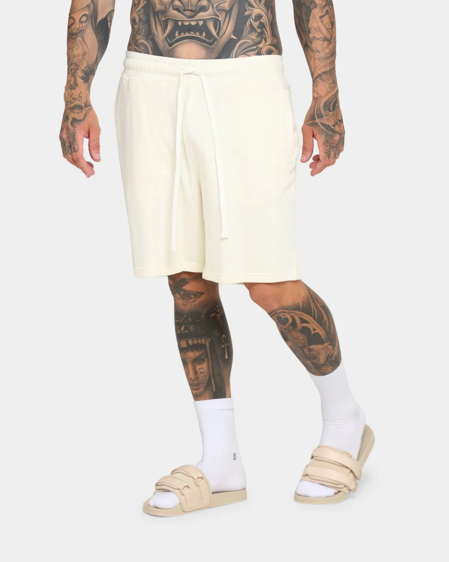 EN ES Cozy Premium Shorts Off White