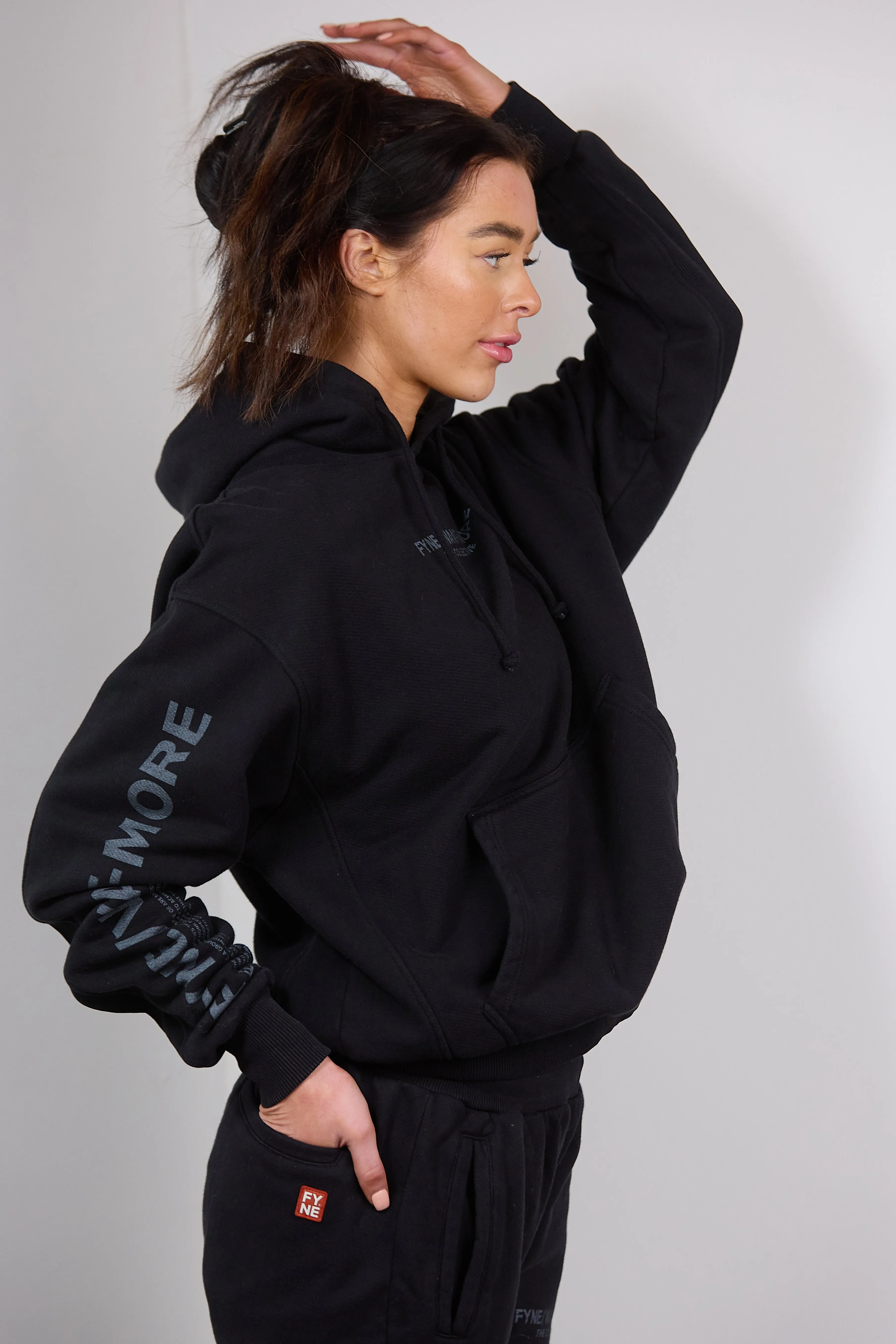 Fyne Unisex Want Five Hoodie Black