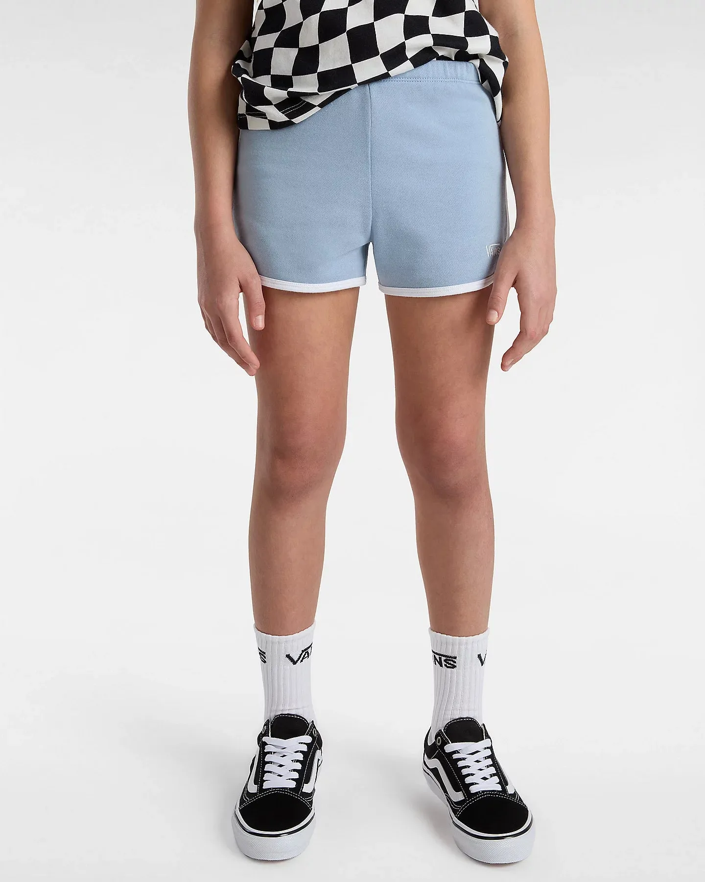 Girls SAS Jog Shorts in Dusty Blue