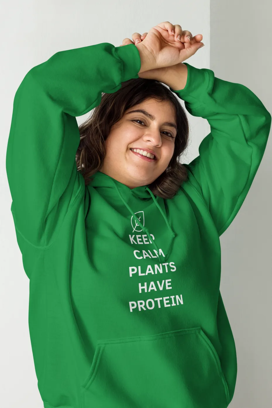 Keep Calm Plants Have Protein Unisex Hoodie