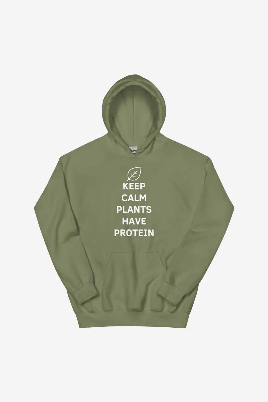 Keep Calm Plants Have Protein Unisex Hoodie