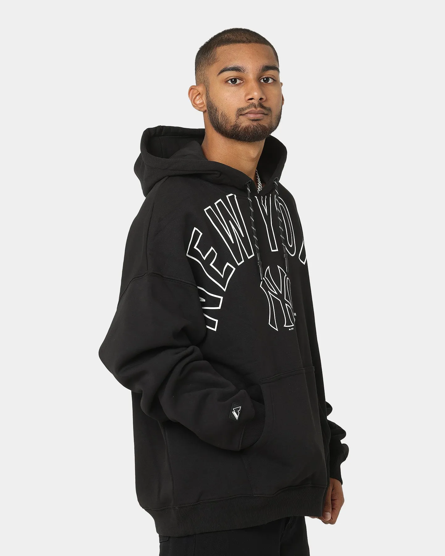 Majestic Athletic New York Yankees Tonals Oversized Hoodie Black
