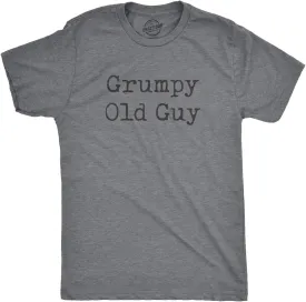 Mens Grumpy Old Guy T Shirt Funny Sarcastic Fathers Day Tee
