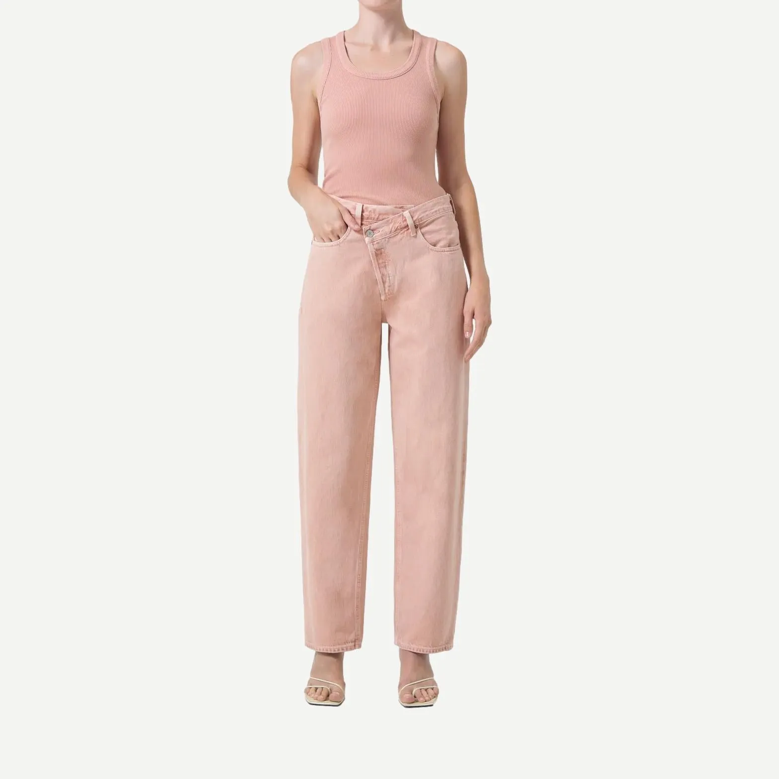 Poppy Tank - Pink Salt