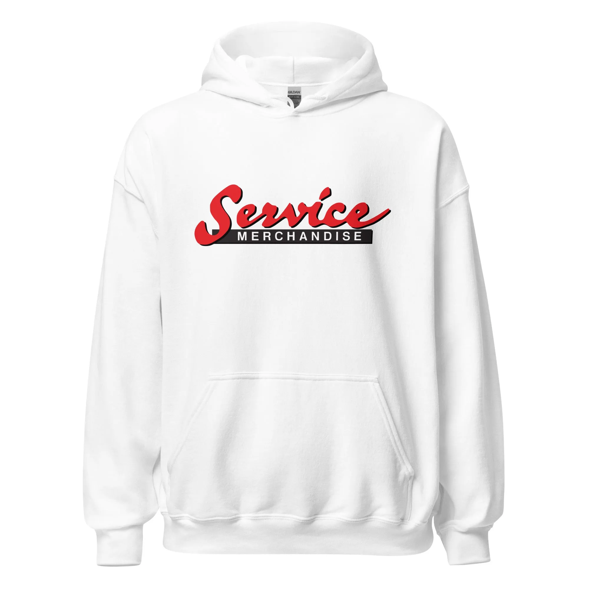Service Merchandise Hoodie - Retro 80s and 90s Old School Sweatshirt
