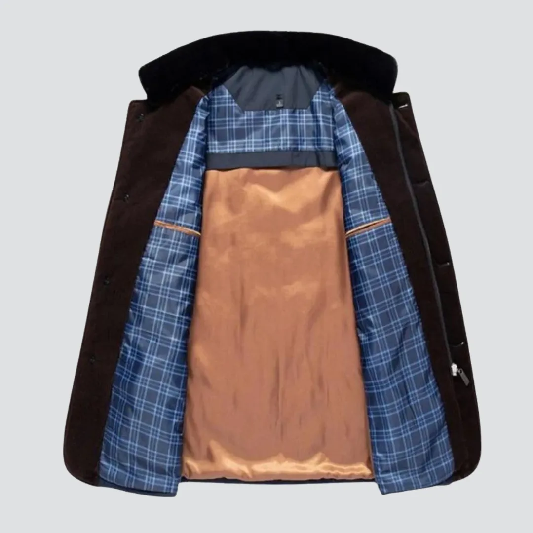 Solomon - Men's Winter Jacket with Stand-Up Collar
