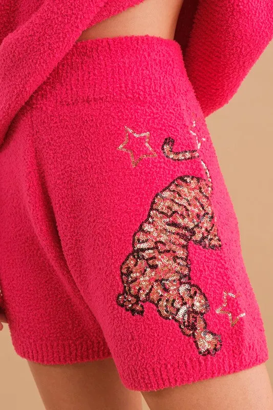 Tommy Cozy Soft Knitted Tiger Star Lounge Set