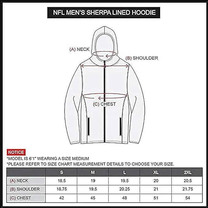 Ultra Game NFL Official Adults Supreme Quality Full Zip Hoodie Sweatshirt - Unisex, New York Giants, Team Color|New York Giants
