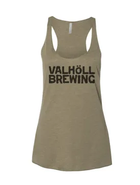 Valhöll Brewing · Olive Tri Racerback Tank