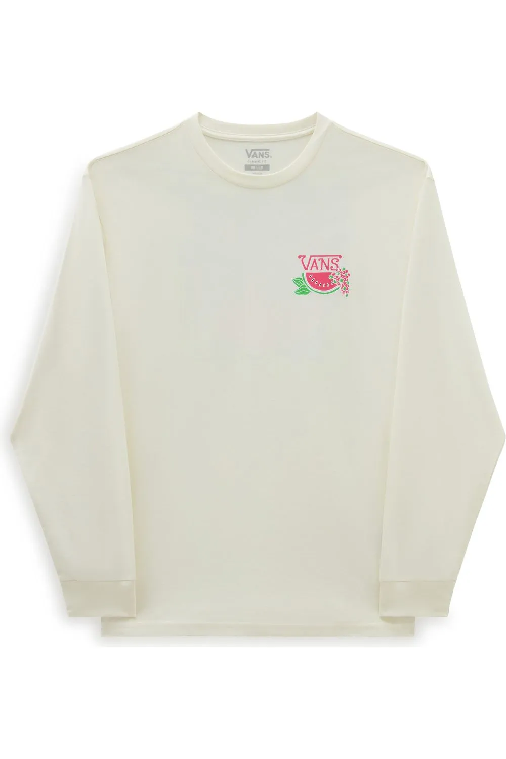 Vans Fresh Fruit Long Sleeve Tee Marshmallow