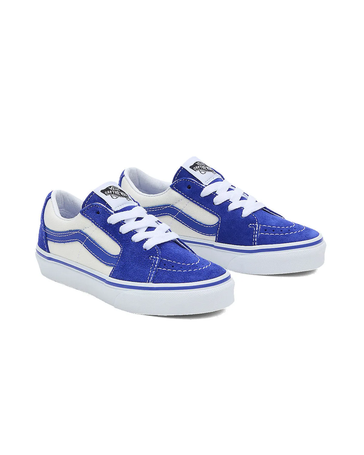 VANS Kids Sk8-Low Trainers - Blue / Marshmallow