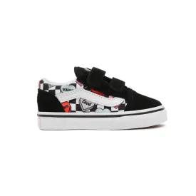 VANS Toddler Candy Heart Old Skool Velcro Trainers