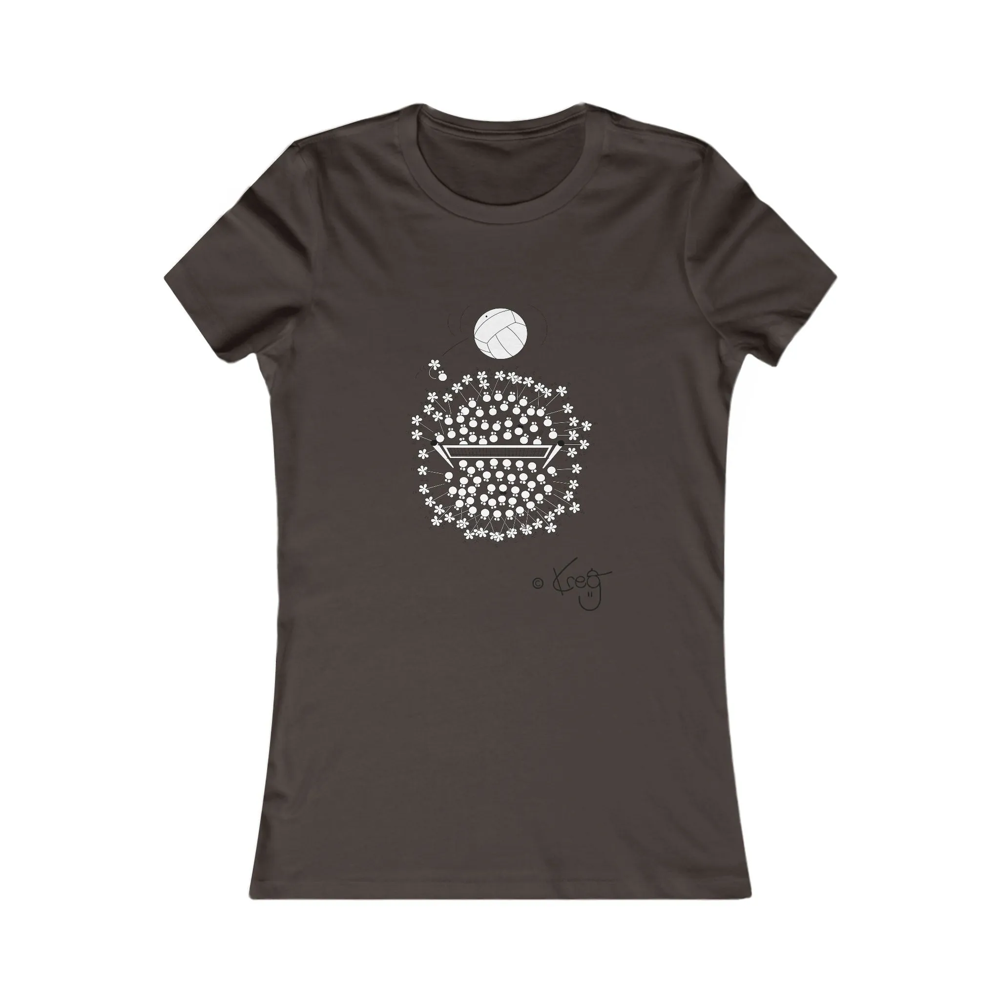 VOLLEYBALL FUN,Women's Favorite Tee